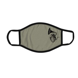 Music Heart Face Mask