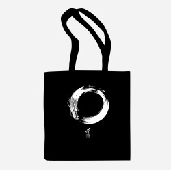 Enso Dragon Tote Bag with Long Handles
