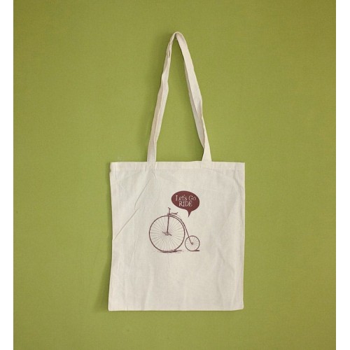 Velo Tote Bag, Long Handles Velo Tote Bag, Long Handles