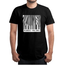 Barcode Zebra T-Shirt, Unisex
