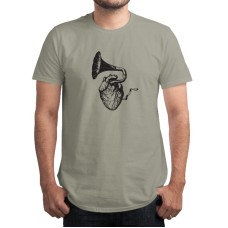 Music Heart T-Shirt, Unisex Music Heart T-Shirt, Unisex